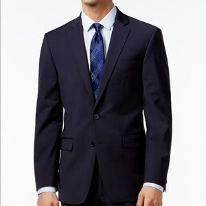 Calvin Klein Malbin Slim Fit Suit Jacket Navy Blue 44LONG